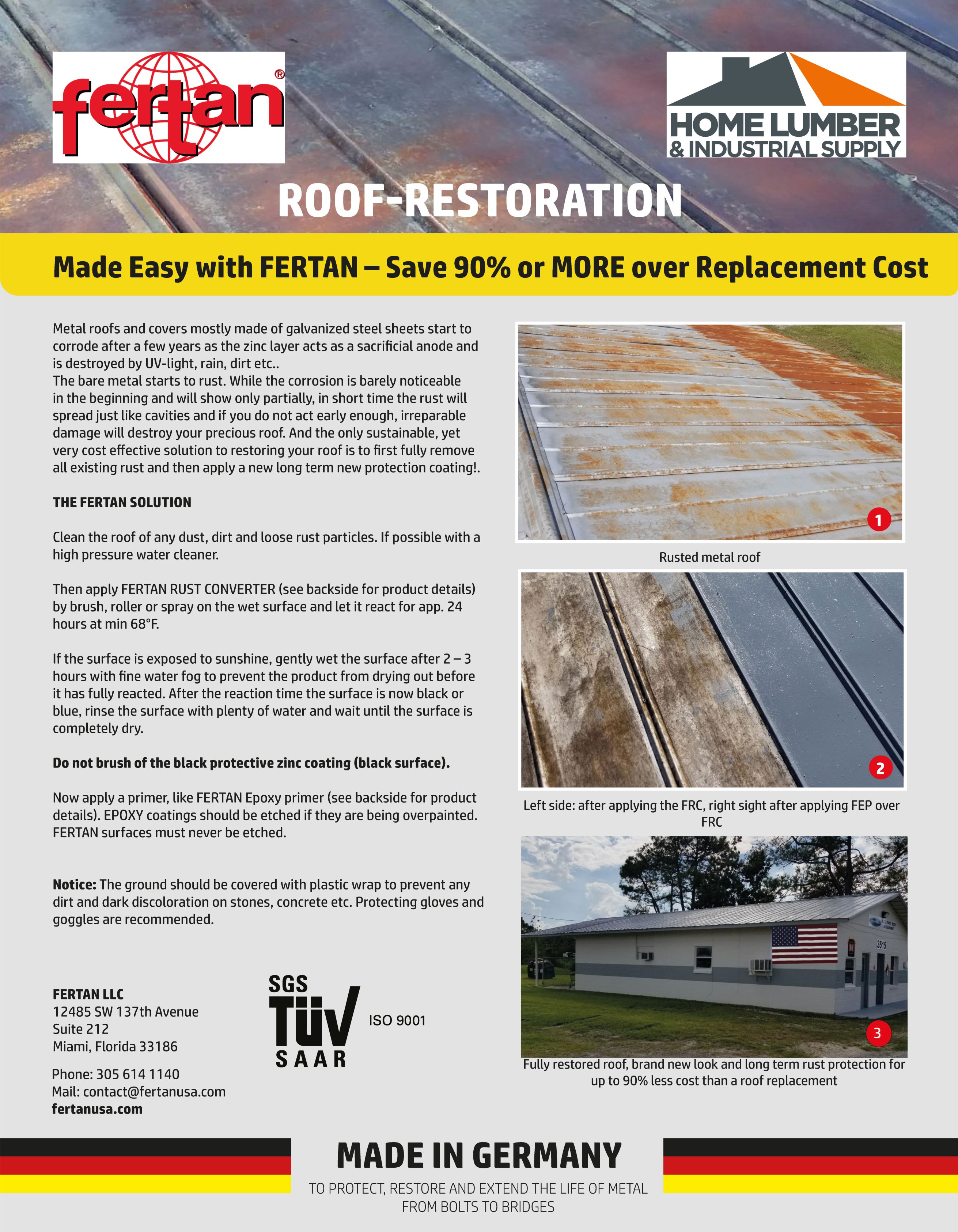 rusty roof restoration case study image