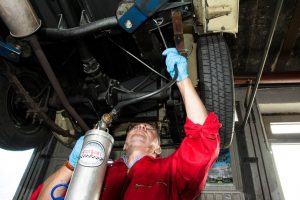 cleaning underbody